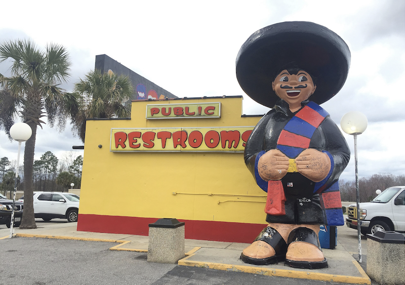 South of the Border is a massive roadside attraction midway between New York and Florida that lures families traveling along I-95.